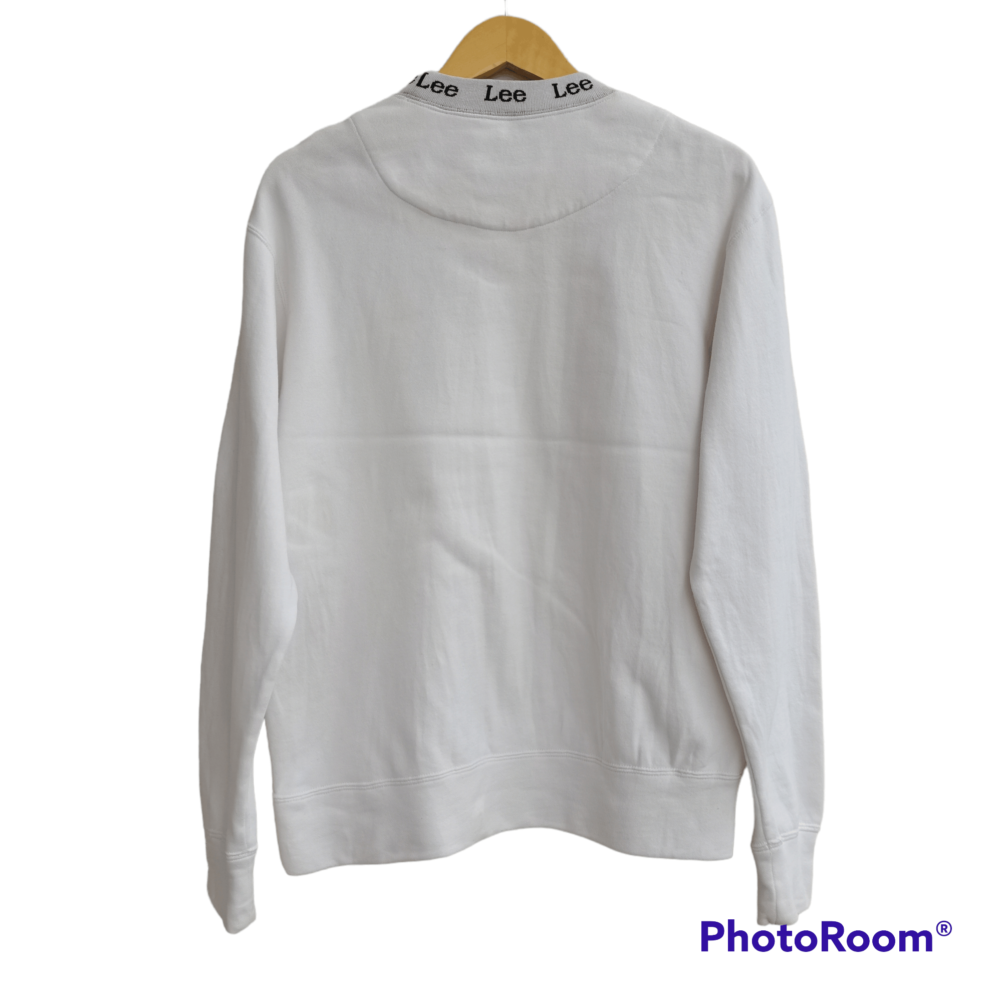 Lee × Vintage Vintage 90s LEE Sportwear Union Made White Sweatshirt Size US L / EU 52-54 / 3 - 2 Thumbnail
