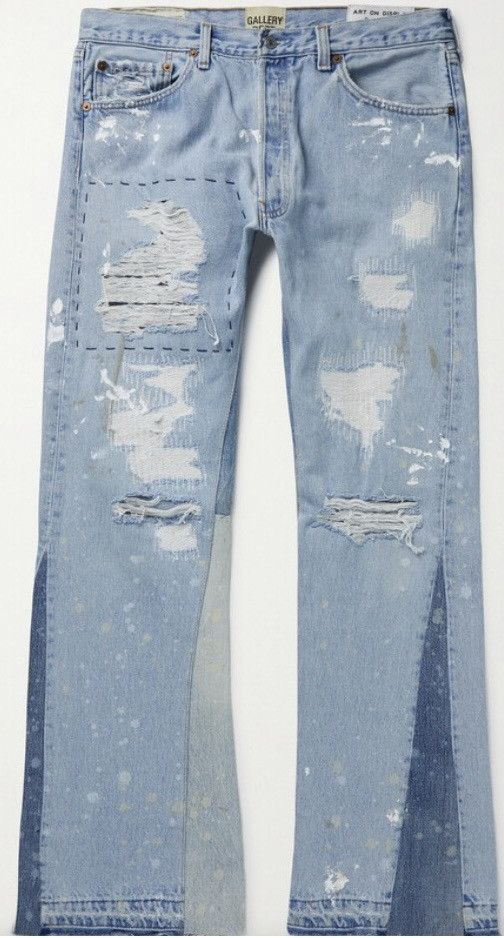 Gallery Dept. Gallery Dept. Distressed Indiana Flared Jeans Size US 32 / EU 48 - 1 Thumbnail