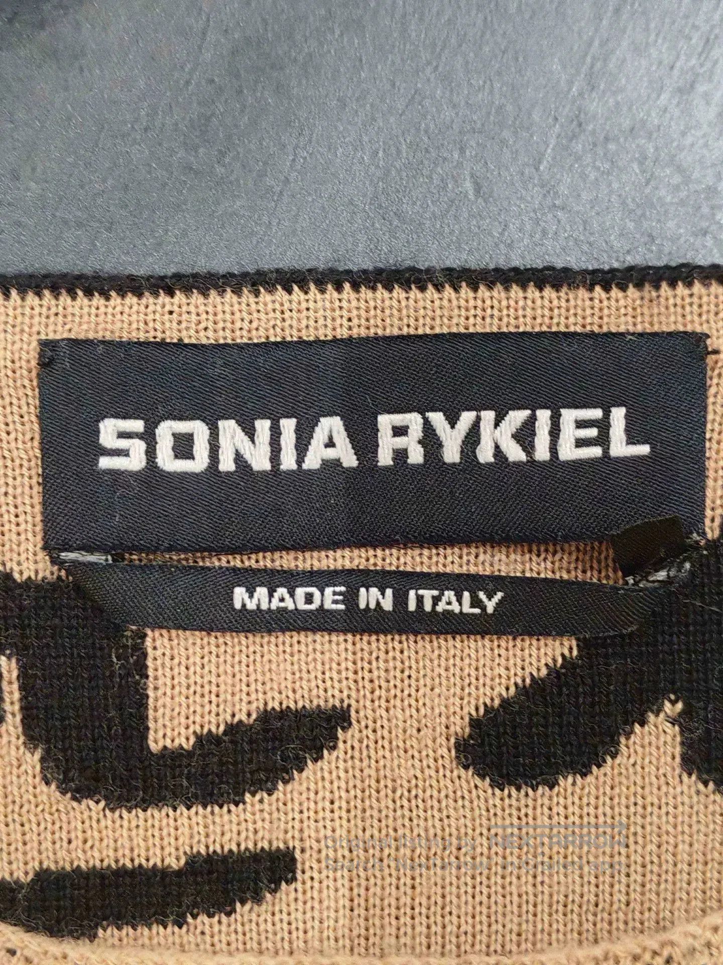 Sonia Rykiel Sonia Rykiel Khaki Letter Knit Set. Size 28" / US 6 / IT 42 - 5 Thumbnail