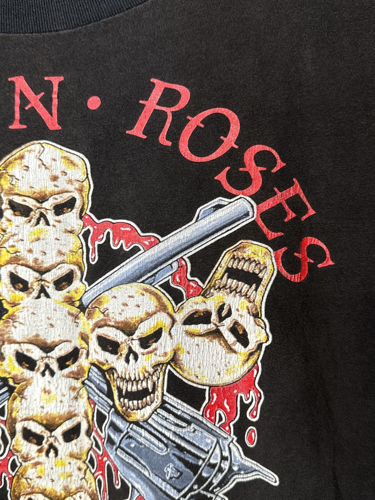 Band Tees × Guns N' Roses × Vintage Vintage 1991 Guns N Roses Use Your Illusion Tour T Shirt Size US XL / EU 56 / 4 - 6 Thumbnail