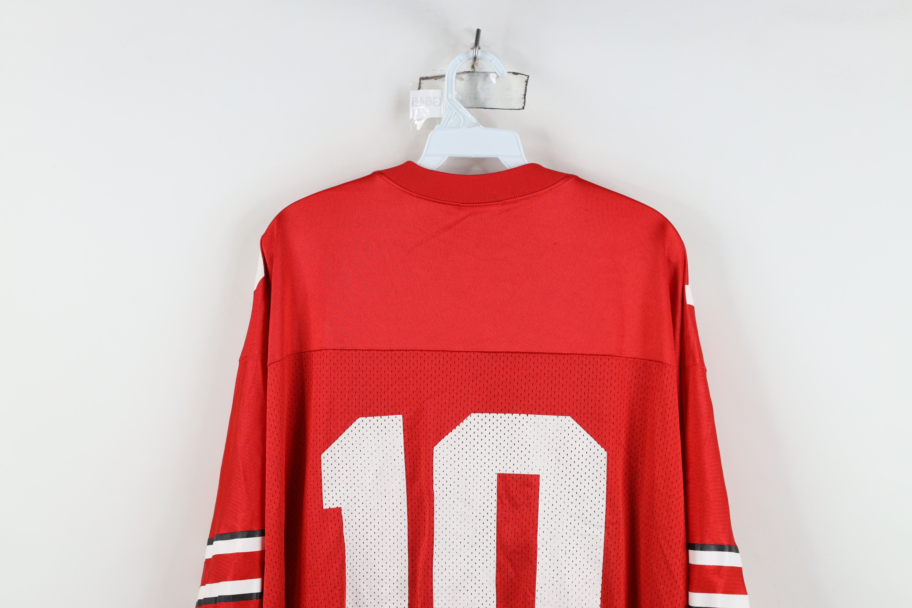 Adidas Vintage 90s Adidas University Football Jersey Red #10 Size US XXL / EU 58 / 5 - 14 Thumbnail