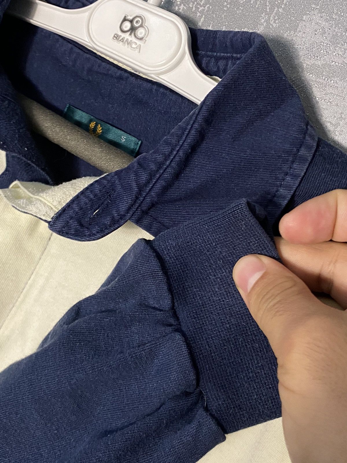 Fred Perry × Polo Ralph Lauren × Vintage Very Rare Vintage Fred Perry Rugby Jersey Polo Drill Size US S / EU 44-46 / 1 - 4 Thumbnail
