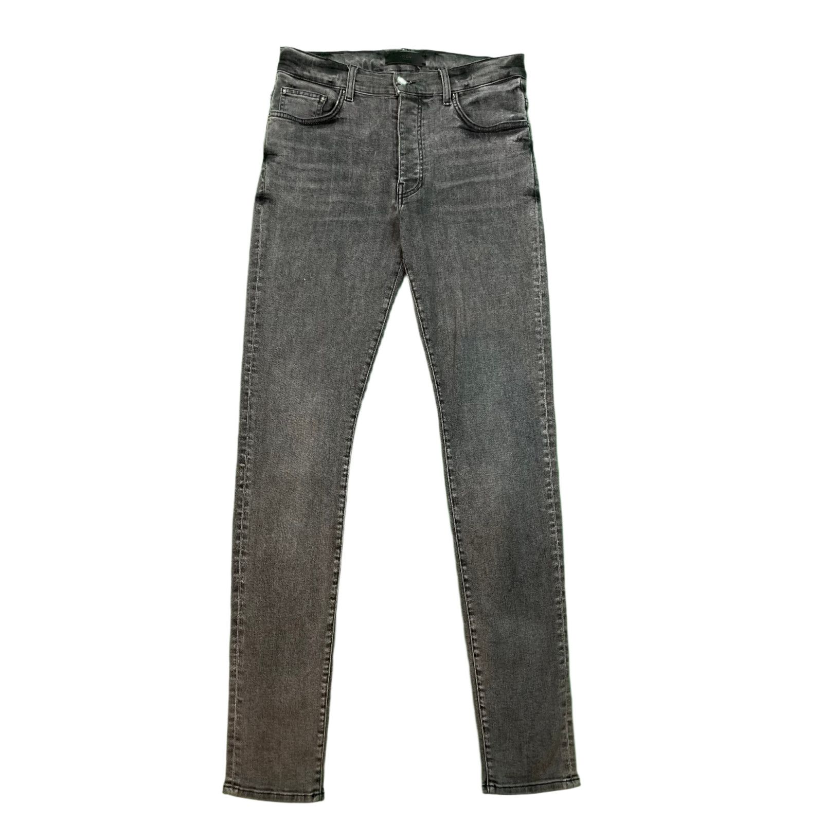 Amiri Amiri Denim Stack Light Wash Grey Jeans Size US 29 - 1 Thumbnail