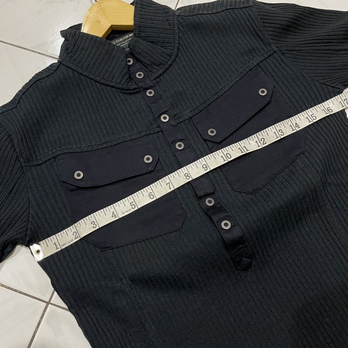 Nicole Club Nicole club for man button double pocket knit tee Size US S / EU 44-46 / 1 - 7 Thumbnail