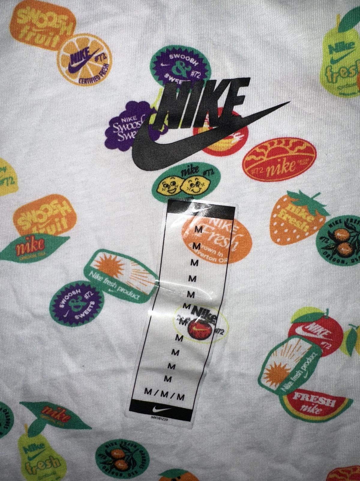Nike Nike Men’s Sportswear All-Over Stickers Print T-Shirt Size US M / EU 48-50 / 2 - 2 Thumbnail