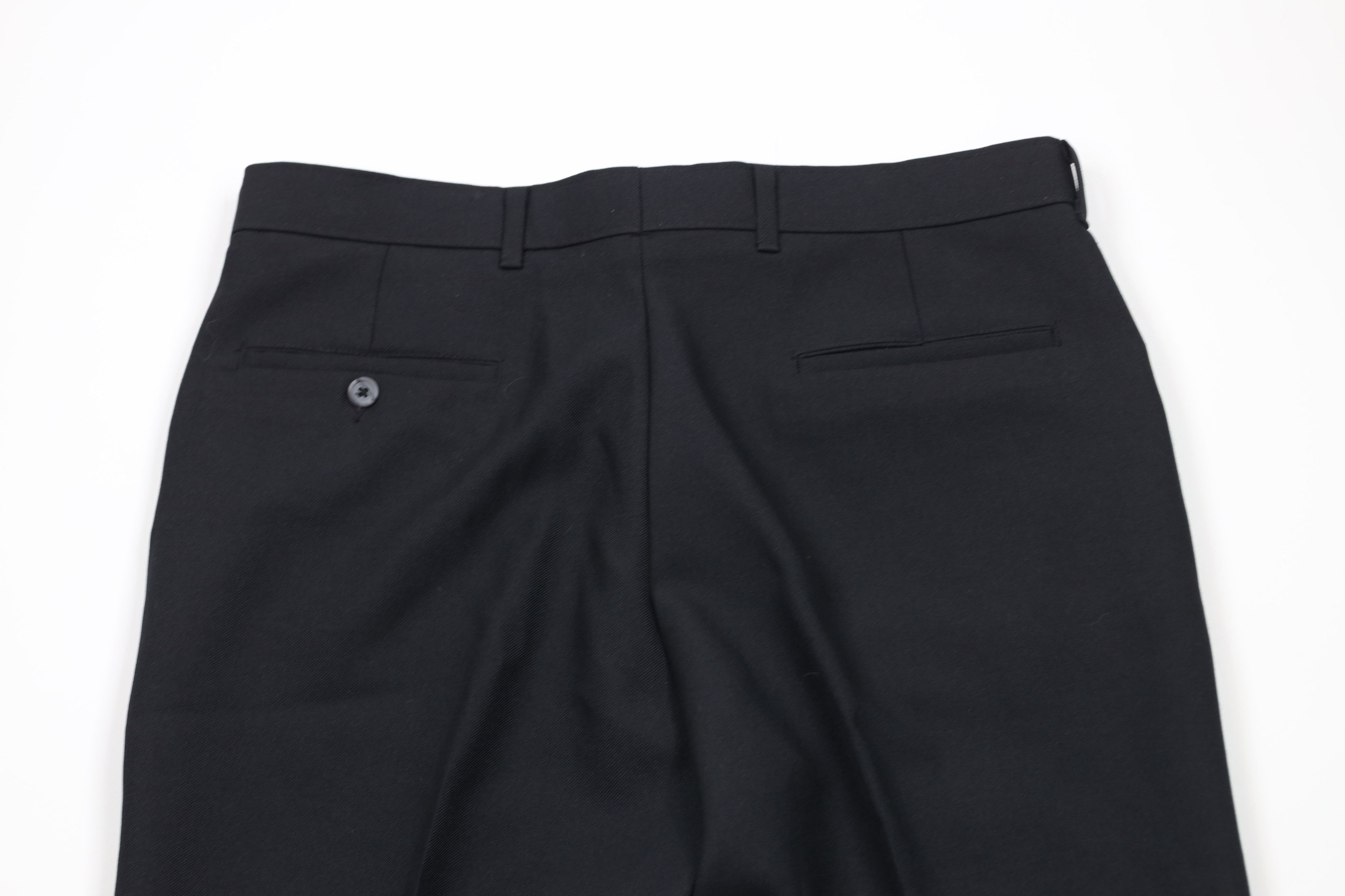 Levi's × Vintage Vintage 70s Levis Knit Flared Wide Leg Chino Pants Black USA Size US 34 / EU 50 - 9 Thumbnail