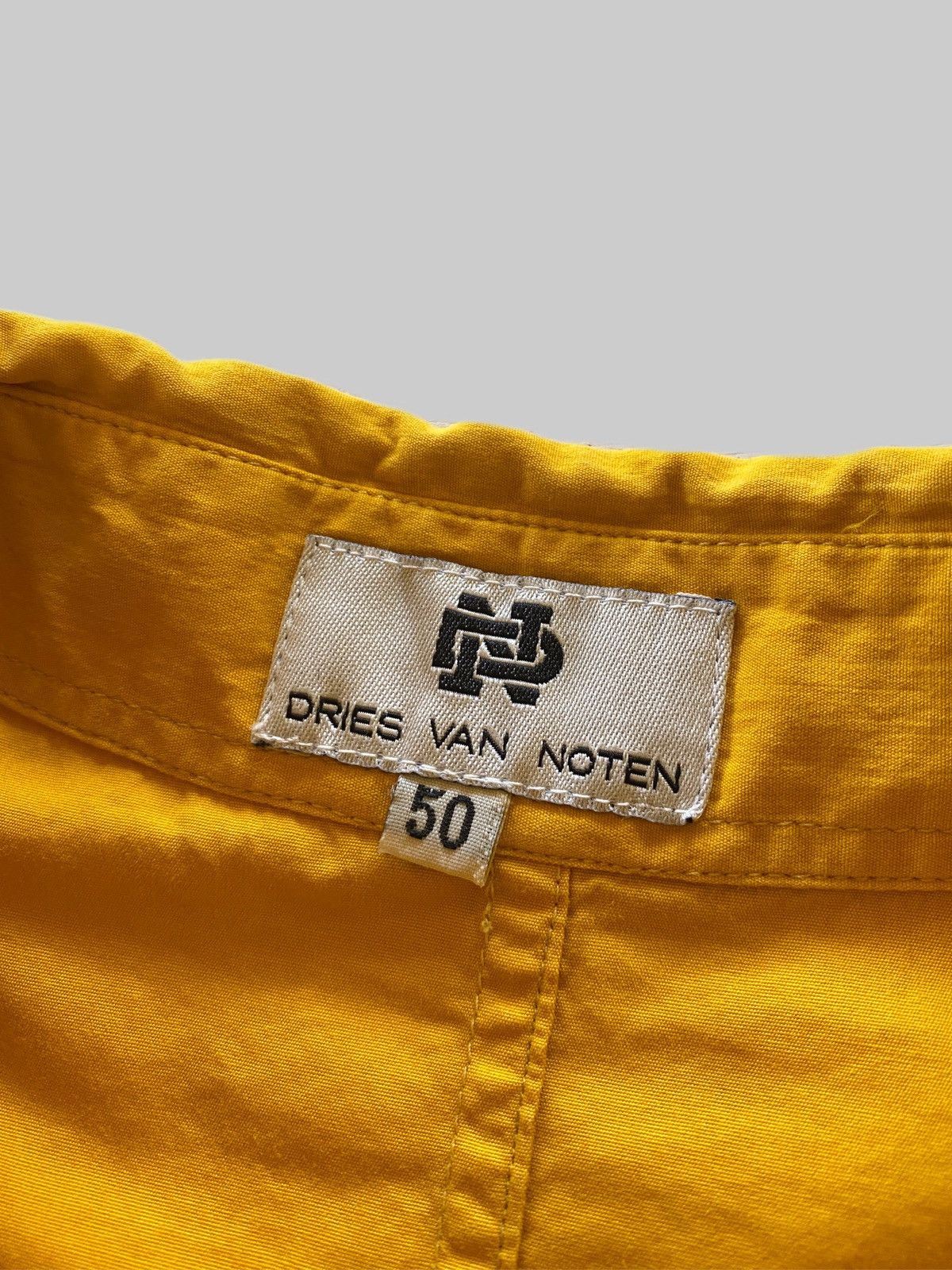 Dries Van Noten QUICK SALE❗️ Dries Van Noten Classic Mustard Oversized Shirt Size US L / EU 52-54 / 3 - 3 Thumbnail