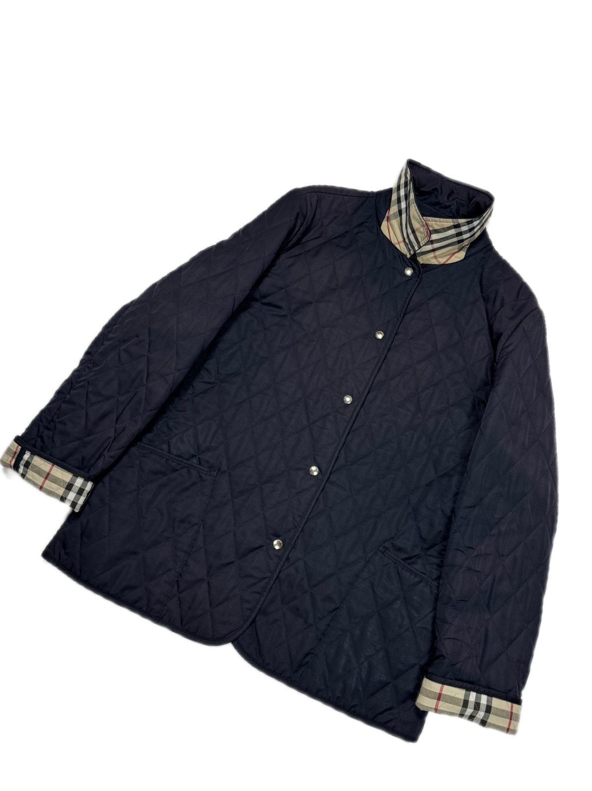 Burberry BURBERRY JACKET CARPING VINTAGE WOMANS MADE IN ENGLAND 🏴󠁧󠁢󠁥󠁮󠁧󠁿 Size L / US 10 / IT 46 - 4 Thumbnail