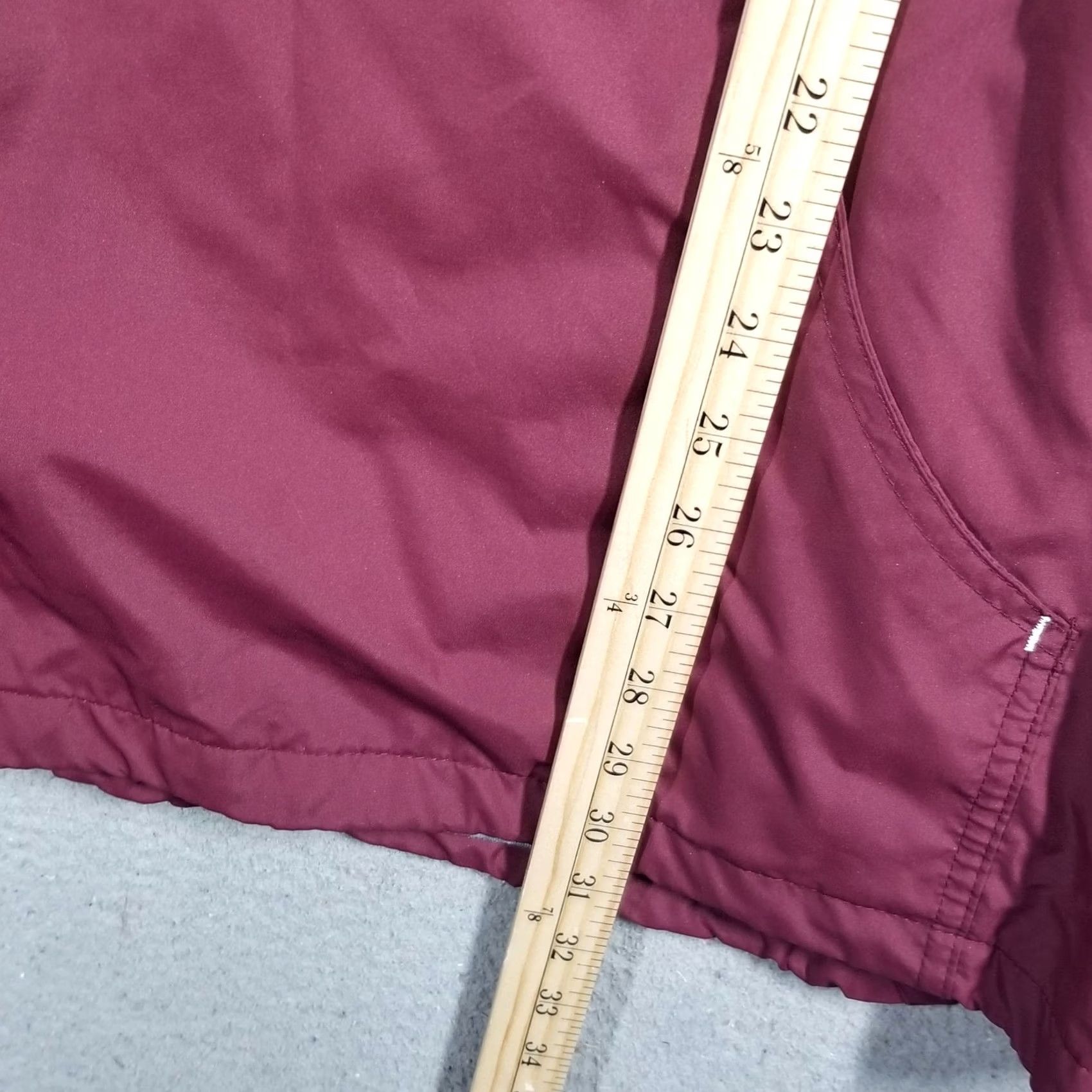 Vintage Detroit Tigers Jacket Sport-Tek Men's 3XL Hooded Full Zip Raglan Windshirt Maroon MLB Coat Jacket Size US XXL / EU 58 / 5 - 5 Thumbnail