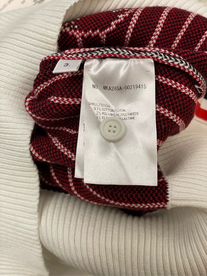 Thom Browne Thom browne White vertical stripe ace tennis limited editio Size US L / EU 52-54 / 3 - 6 Thumbnail