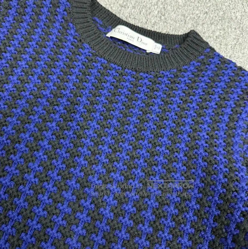 Dior Dior Peacock Blue Wool Sweater . Size S / US 4 / IT 40 - 3 Thumbnail