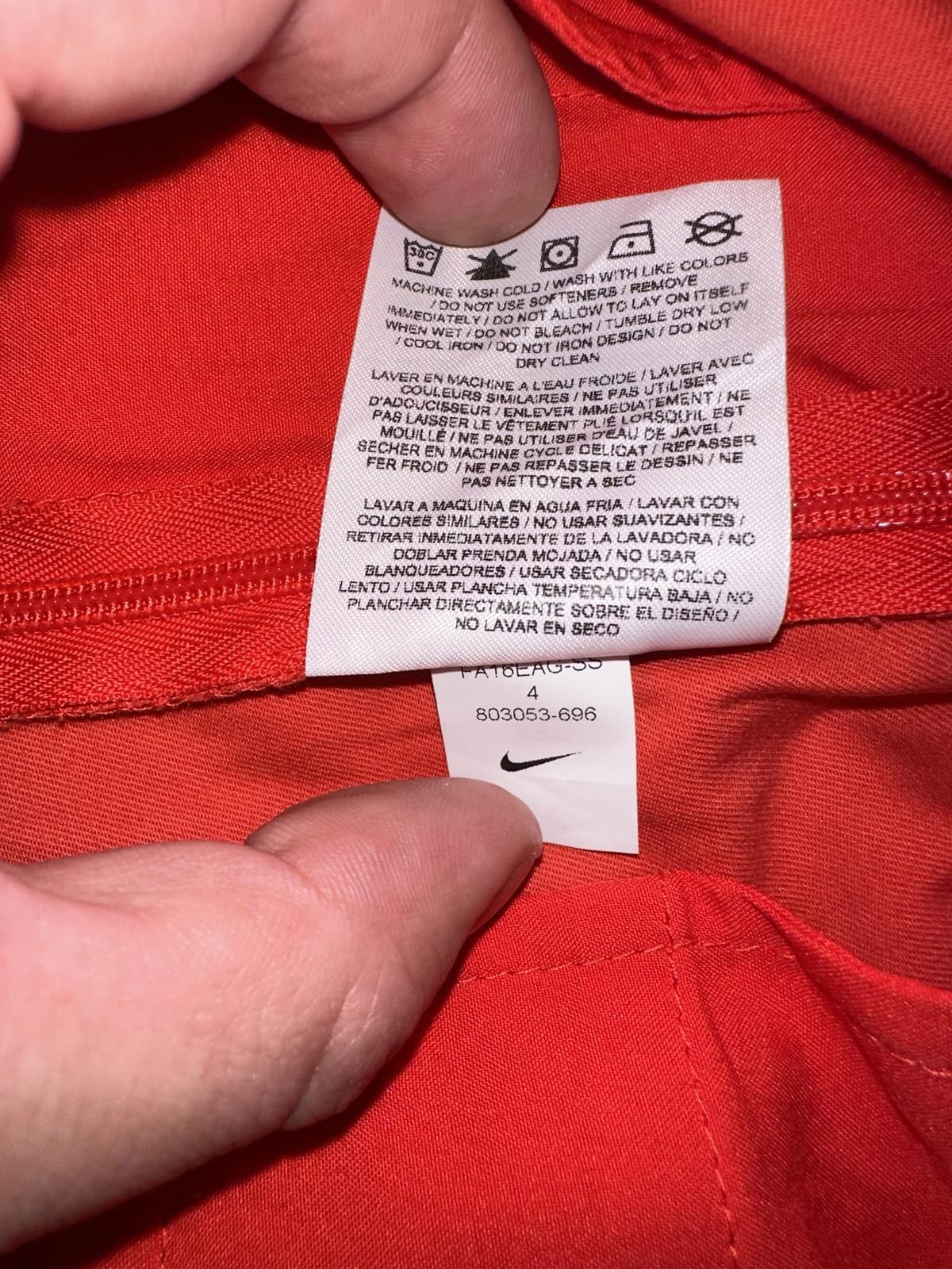 Nike Nike Golf Womens Slim Crop Orange/Red Capri Pants Sample Size 27" / US 4 / IT 40 - 6 Thumbnail