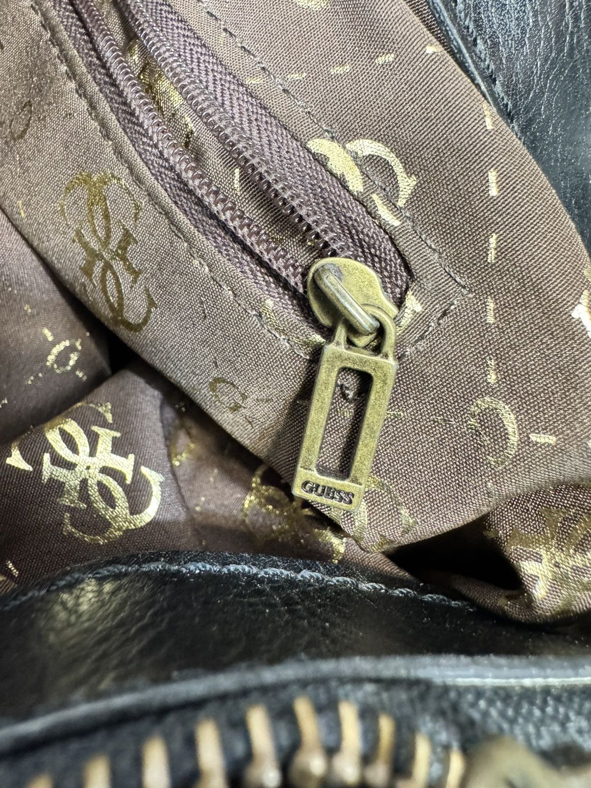 Guess Rare Guess Leather Studded Y2k Shoulder Bag Size ONE SIZE - 13 Thumbnail