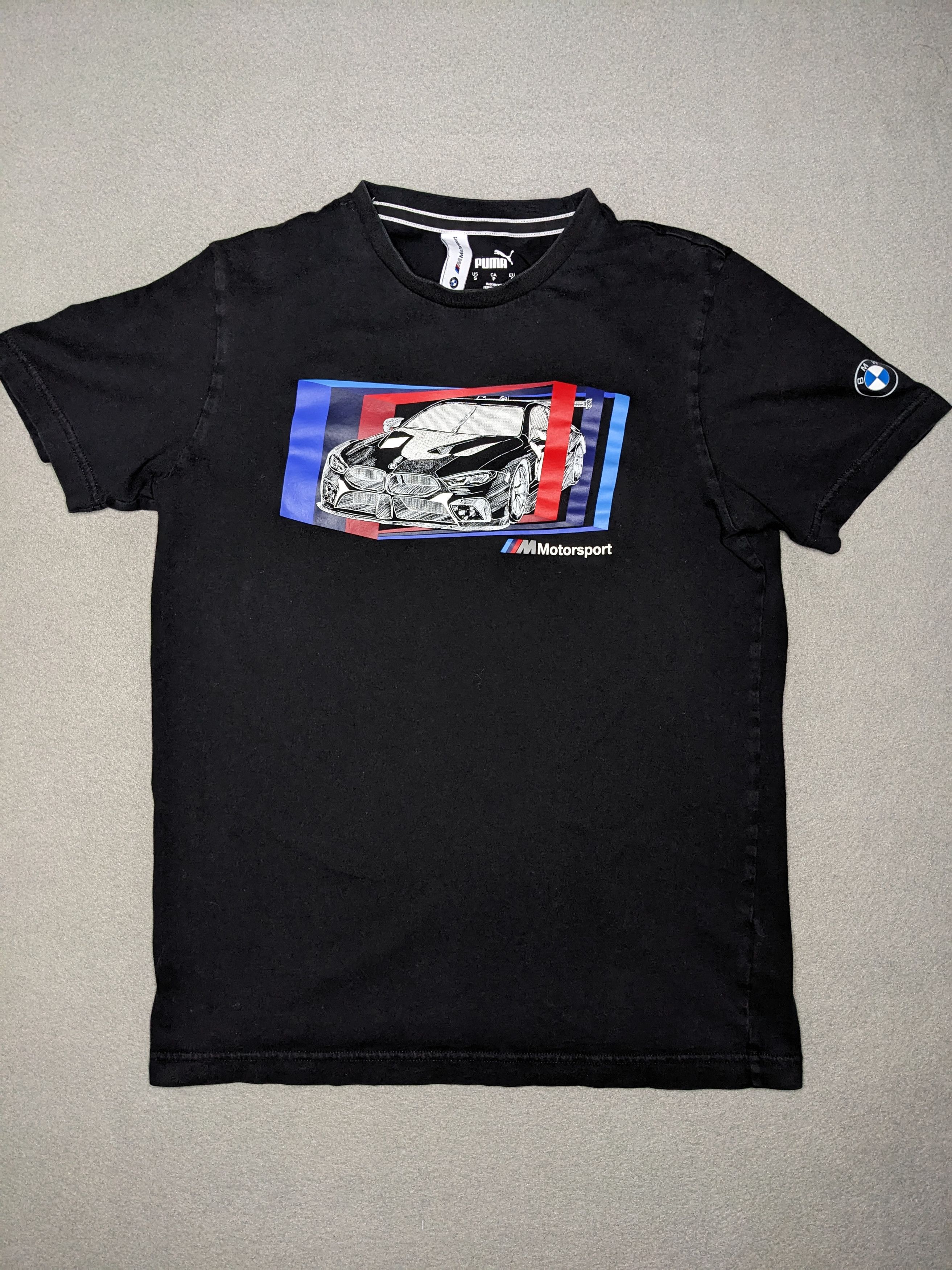 BMW × Puma Puma BMW M Motorsport Graphic Shirt M8 GTE Racing Tee Small Size US S / EU 44-46 / 1 - 1 Thumbnail