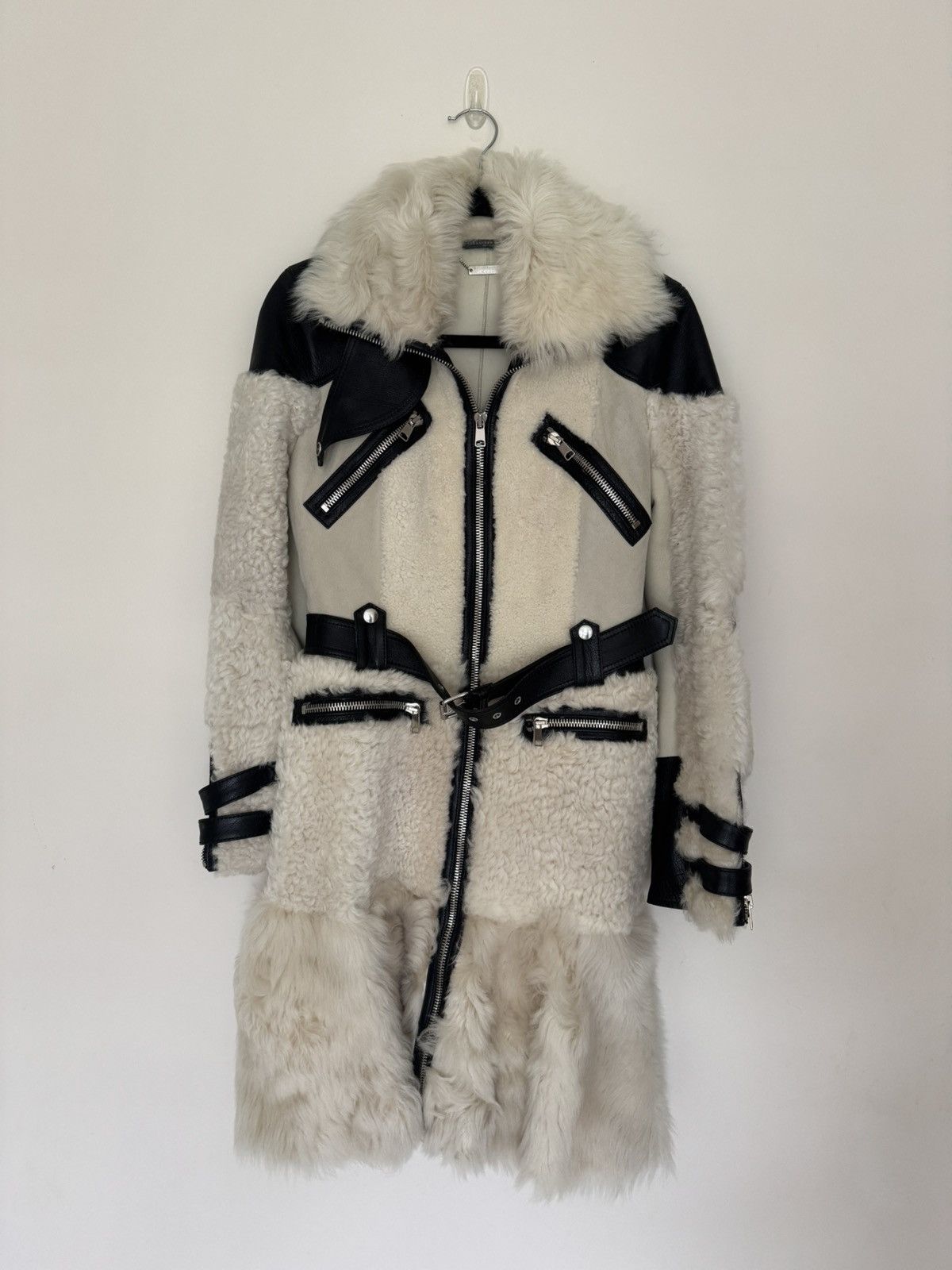 Alexander McQueen Alexander McQueen Shearling Coat Size S / US 4 / IT 40 - 1 Thumbnail