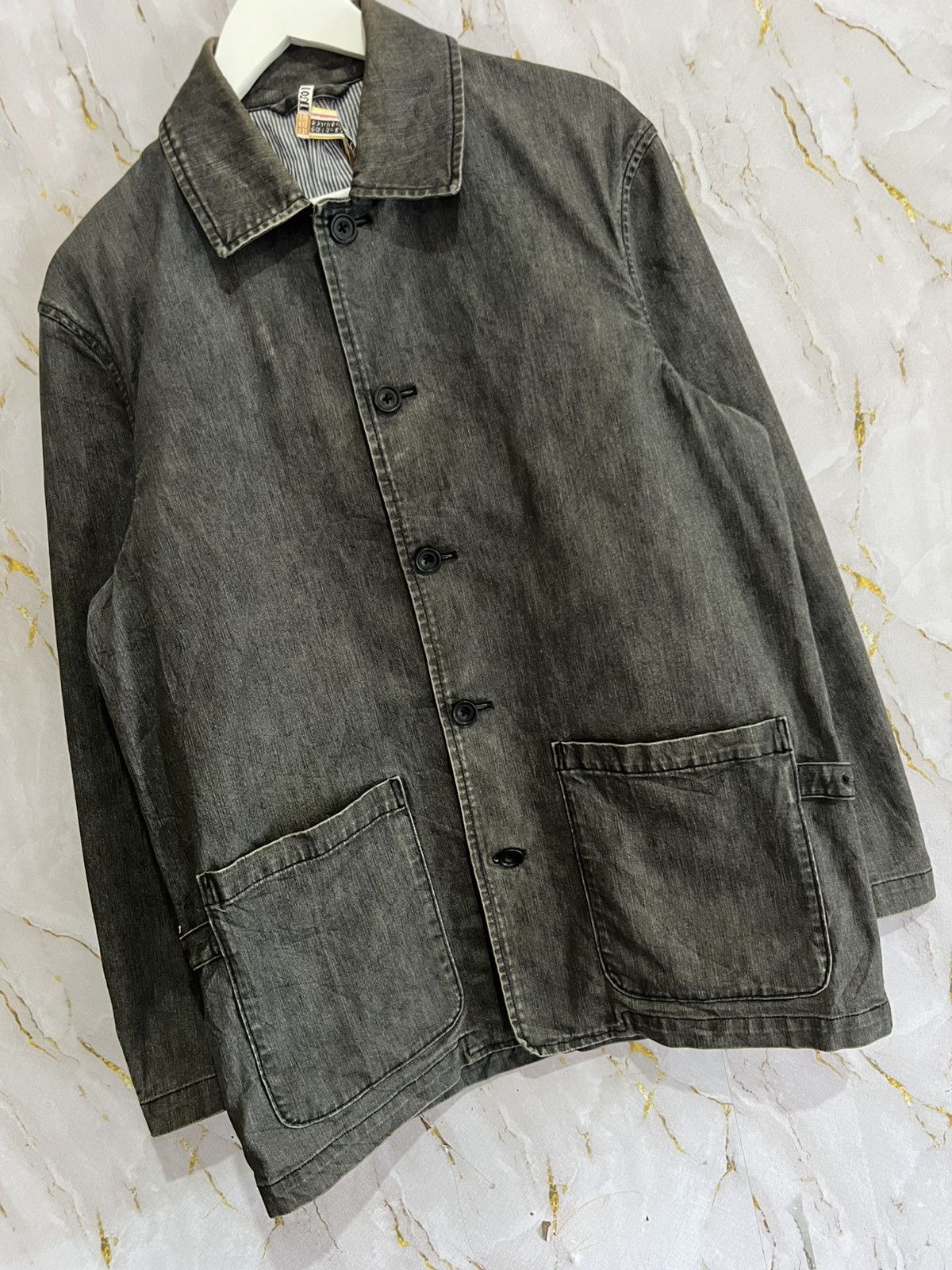 Japanese Brand BERT PULITZERT DENIM JACKET Size US M / EU 48-50 / 2 - 4 Thumbnail