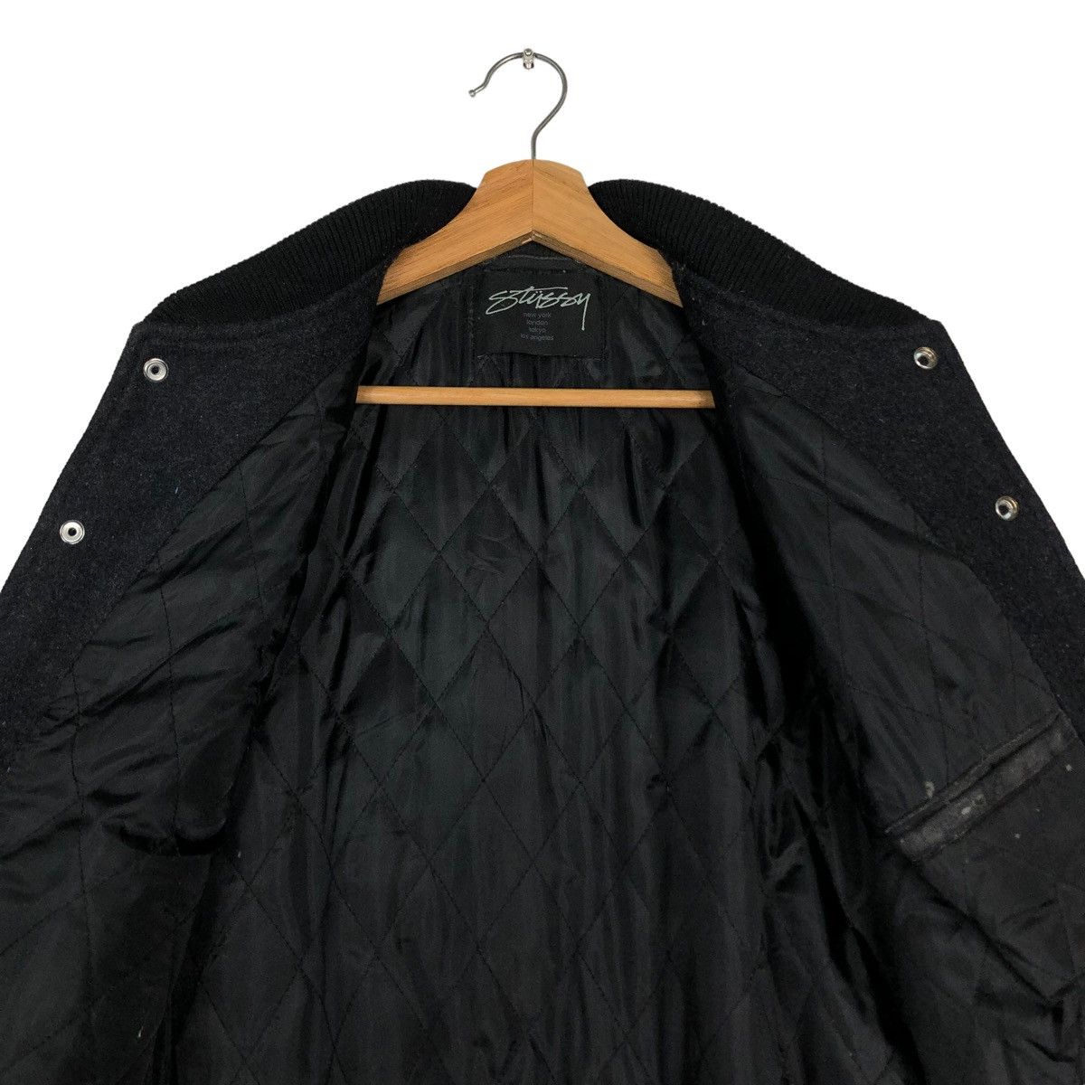 Stussy 🔥STUSSY CREW USA VARSITY JACKET BIG LOGO SPELL OUT Size US M / EU 48-50 / 2 - 14 Thumbnail