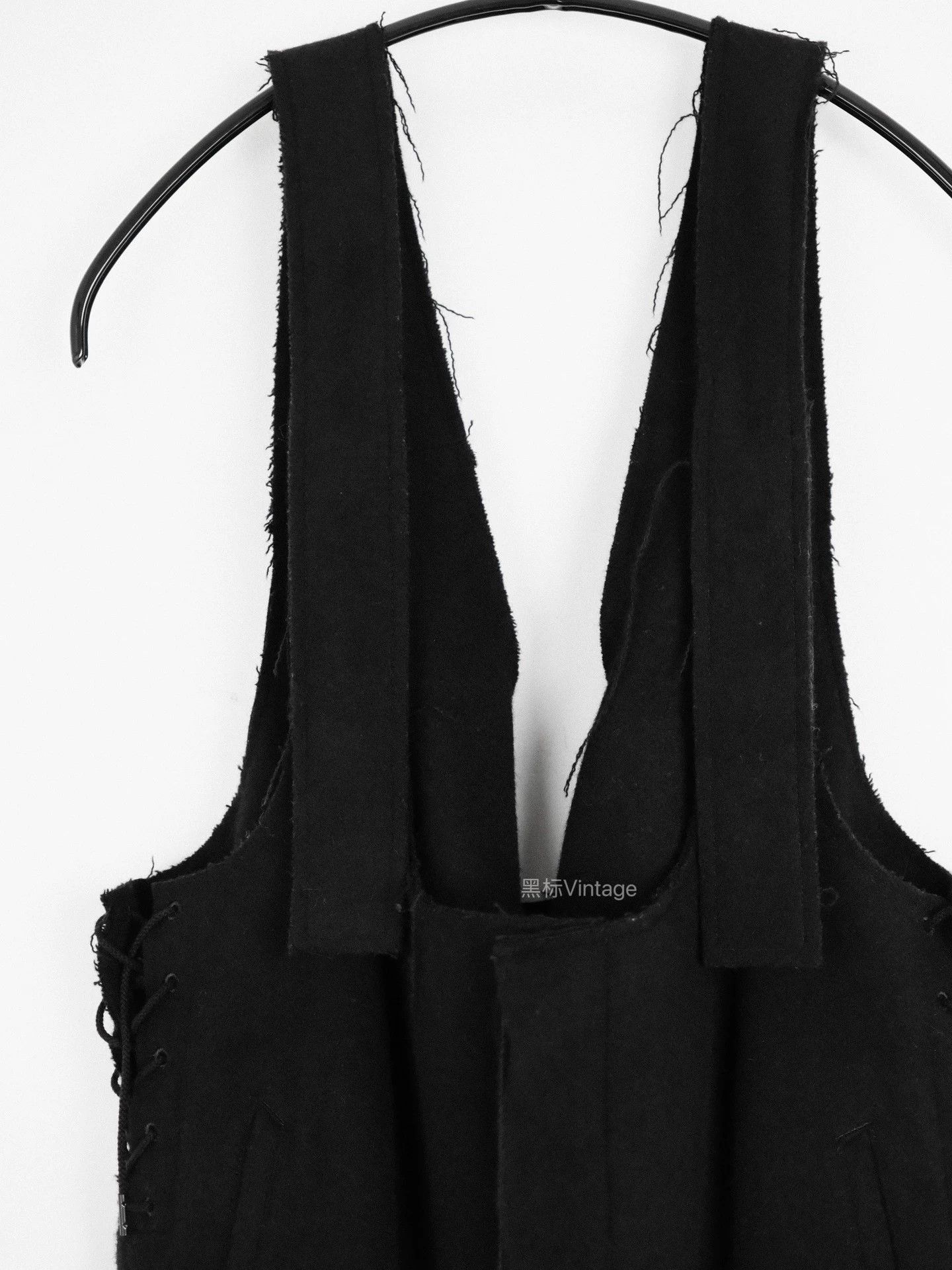 Yohji Yamamoto Yohji Yamamoto 22AW Vtg Distressed Tie Strap Dress Size S / US 4 / IT 40 - 5 Thumbnail