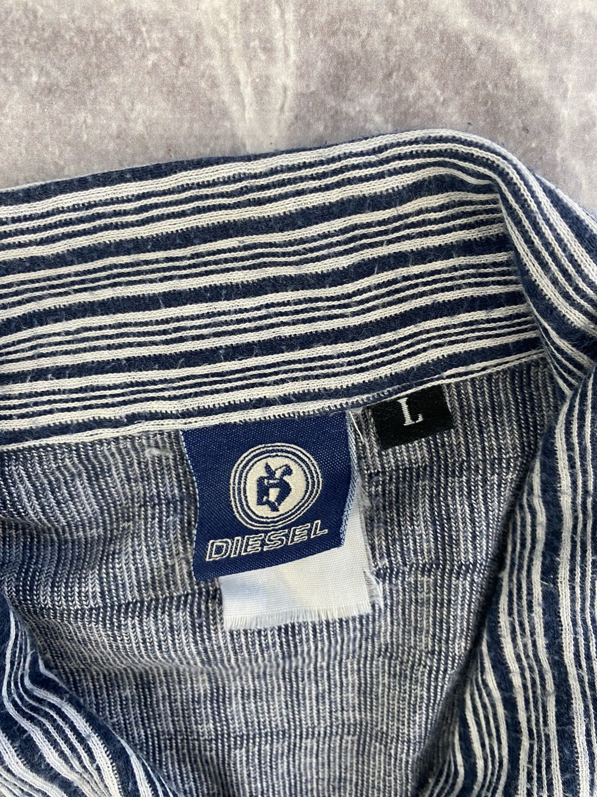 Diesel Diesel Metal Logo Short Sleeve Button Shirt Size: L Size US L / EU 52-54 / 3 - 3 Thumbnail