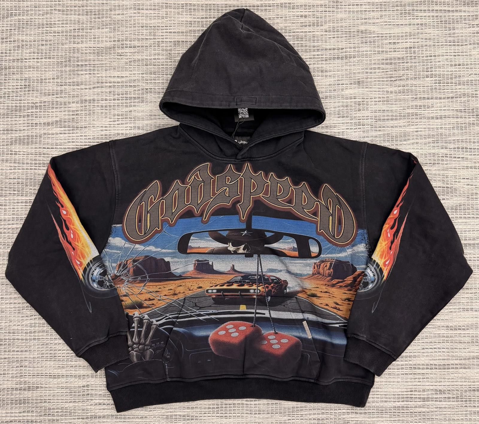Godspeed Godspeed Black Wash On The Run II Hoodie Size US S / EU 44-46 / 1 - 1 Thumbnail