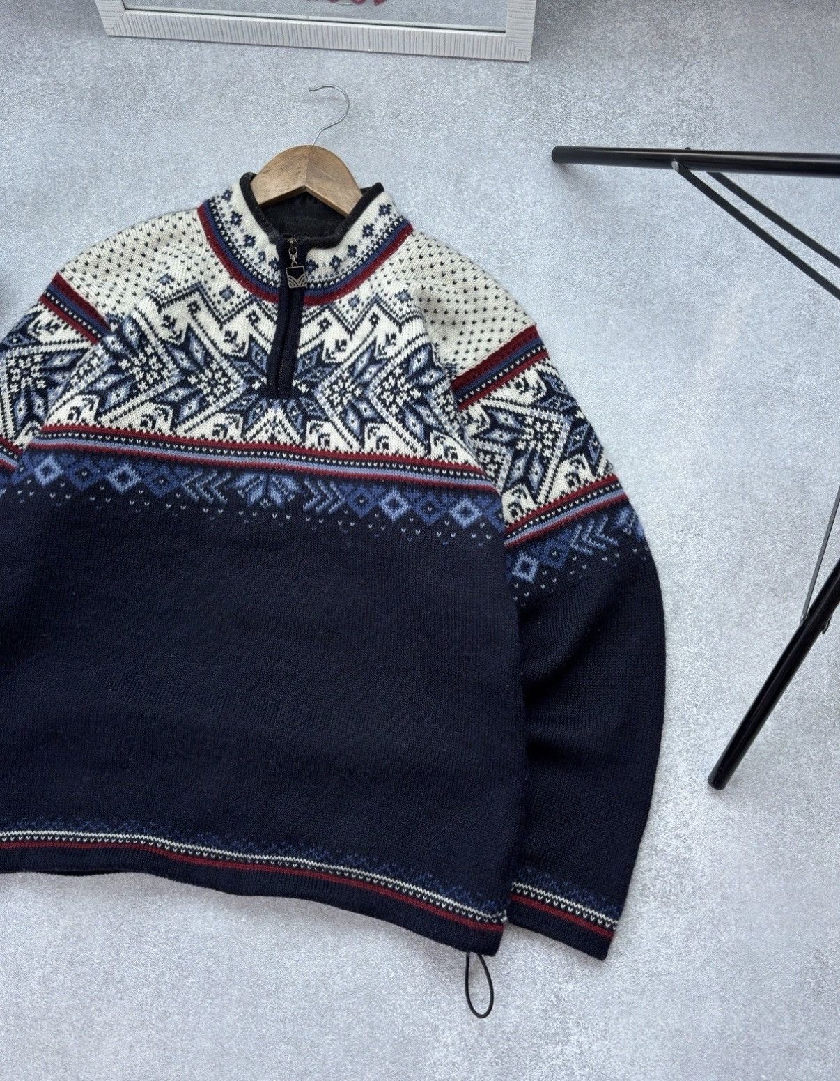 Dale Of Norway DALE OF NORWAY VINTAGE WOOL VAIL SWEATER 1/3 ZIP SIZE S MEN Size US S / EU 44-46 / 1 - 3 Thumbnail