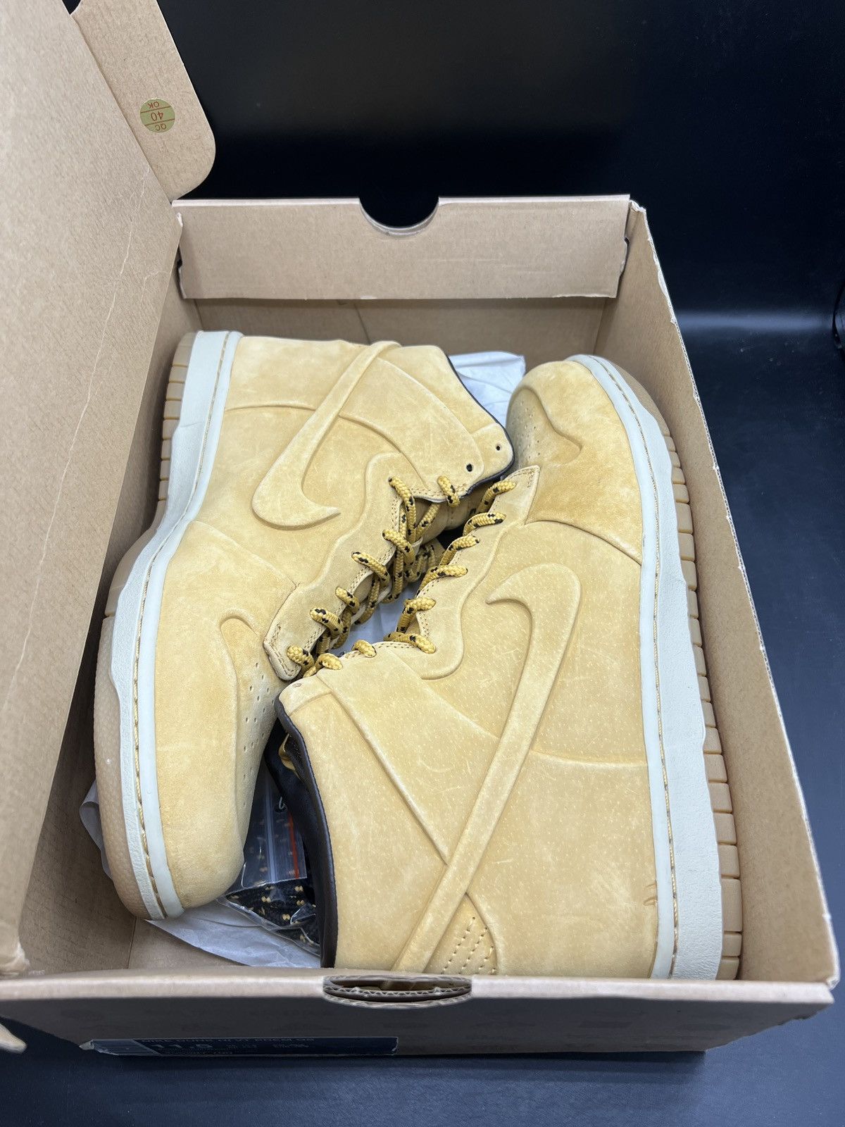 Nike Nike Dunk High Vac Tech Wheat Pack SZ. 11.5 DS OG ALL RARE Size US 11.5 / EU 44-45 - 10 Thumbnail