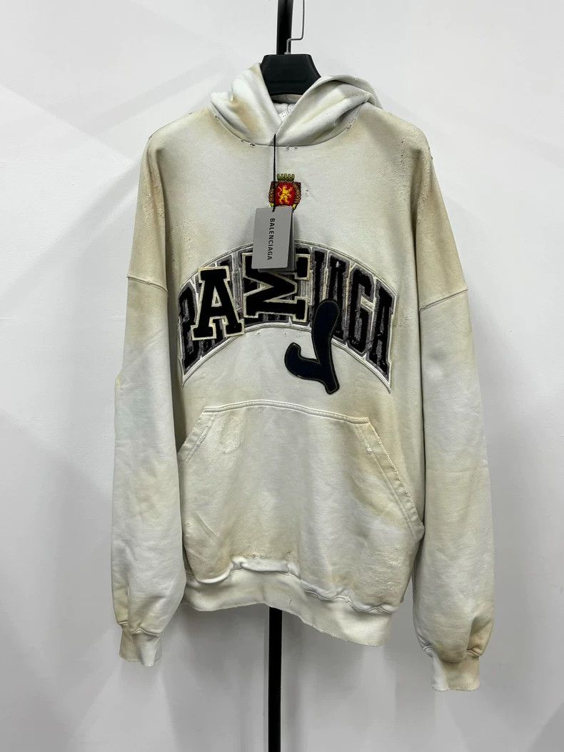Balenciaga Balenciaga Hoodie with Logo and Hood-dmc Size US S / EU 44-46 / 1 - 1 Thumbnail