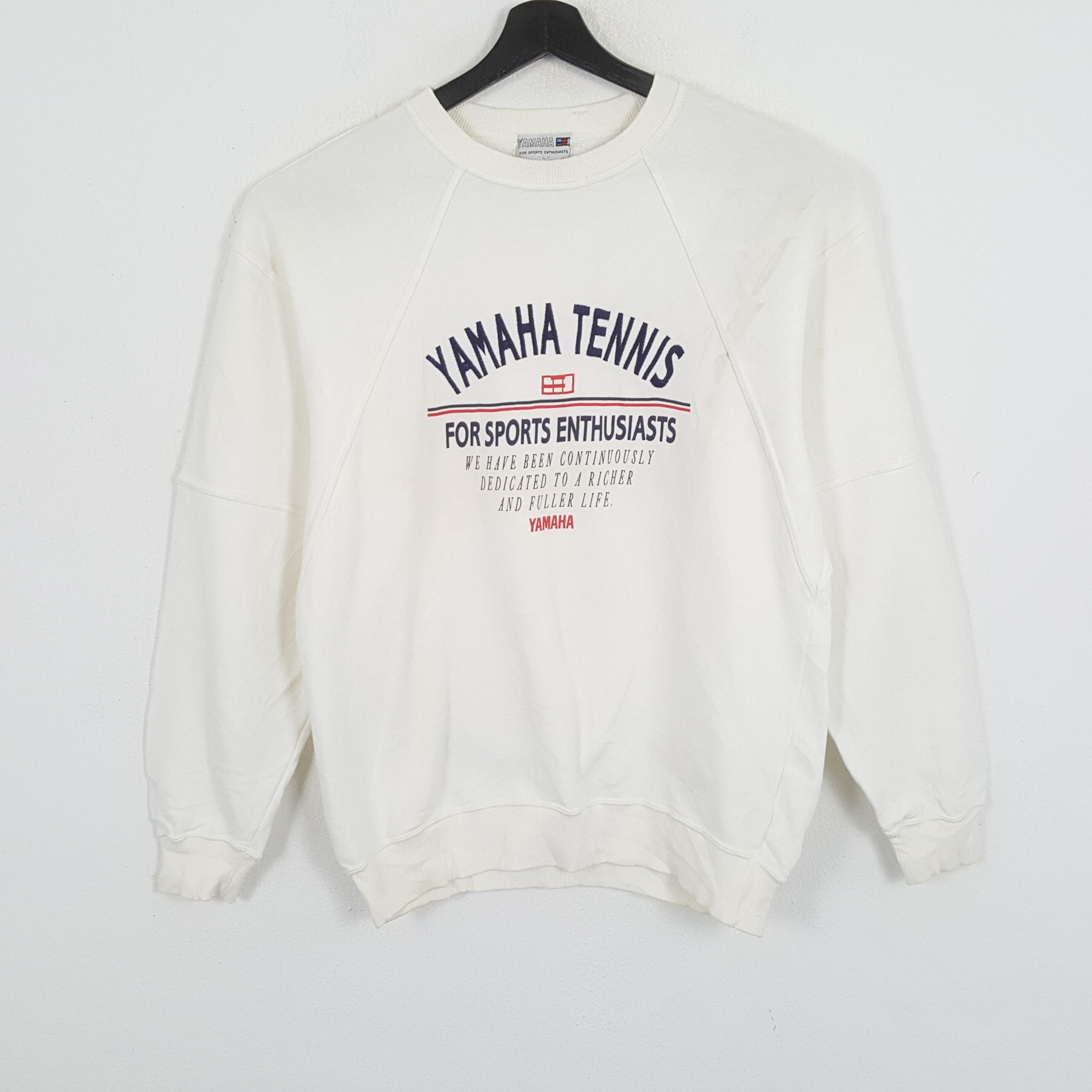 Vintage × Yamaha YAMAHA TENNIS Japanese Brand Center Design Sweatshirt Size US M / EU 48-50 / 2 - 1 Thumbnail