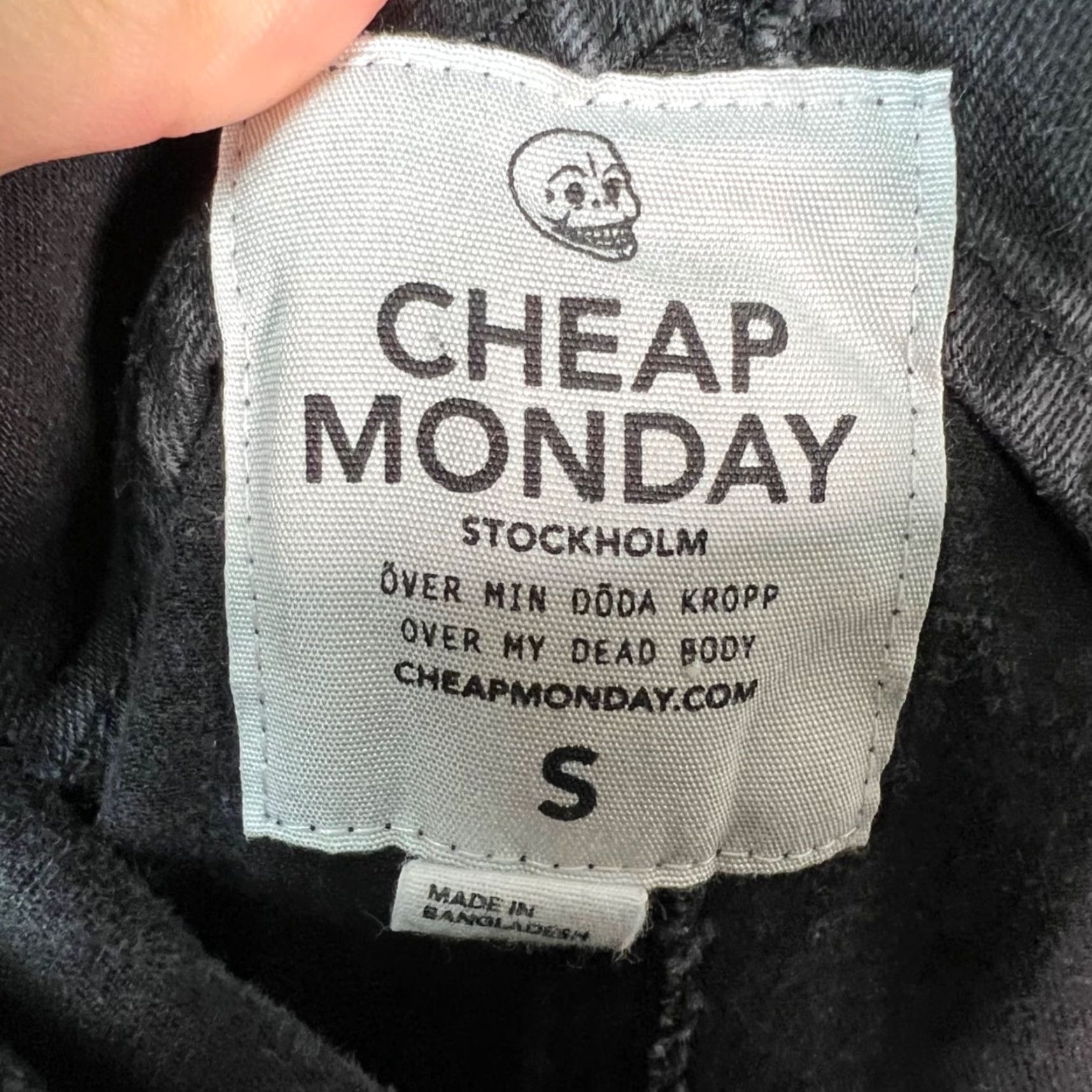 Cheap Monday Cheap Monday Womens Overalls Size Small Black Denim Skinny Leg Size 28" / US 6 / IT 42 - 3 Thumbnail