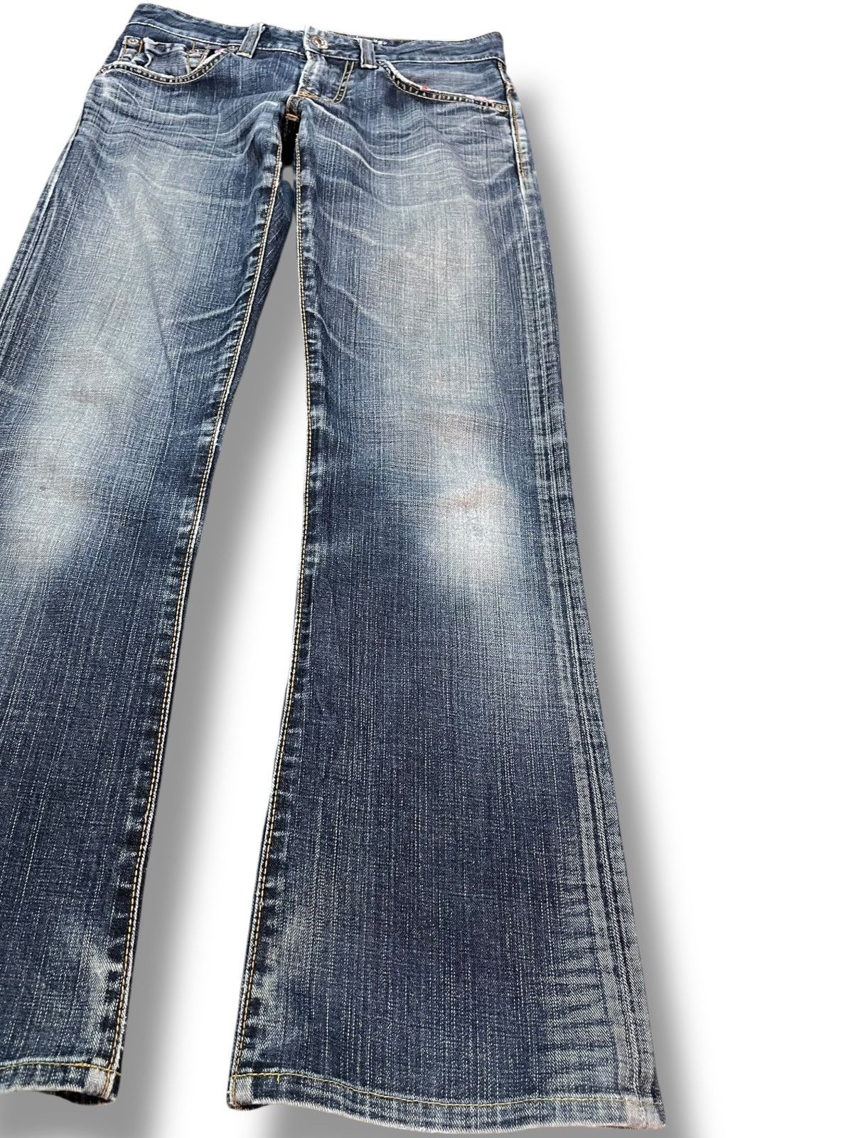 Edwin Vintage Edwin 503 Bluetrip Edge Line Flare Bootcut Denim Size US 31 - 4 Thumbnail