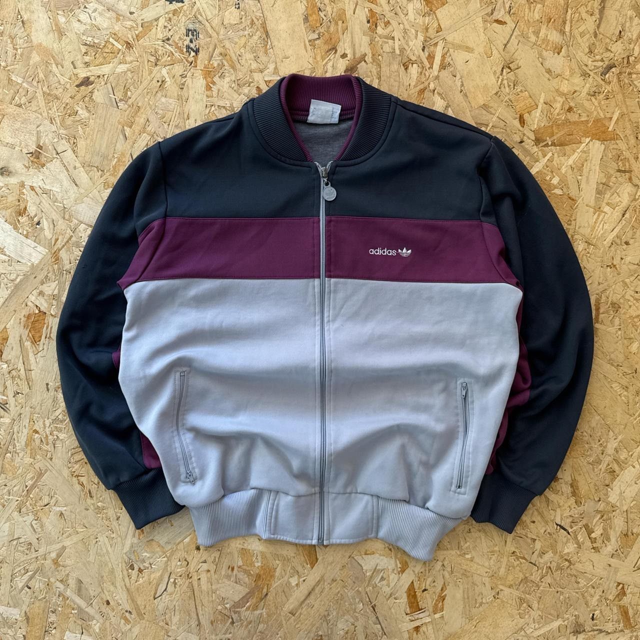 Adidas × Vintage Vintage 80s/90s Adidas Multi Zip Up Size US L / EU 52-54 / 3 - 1 Thumbnail