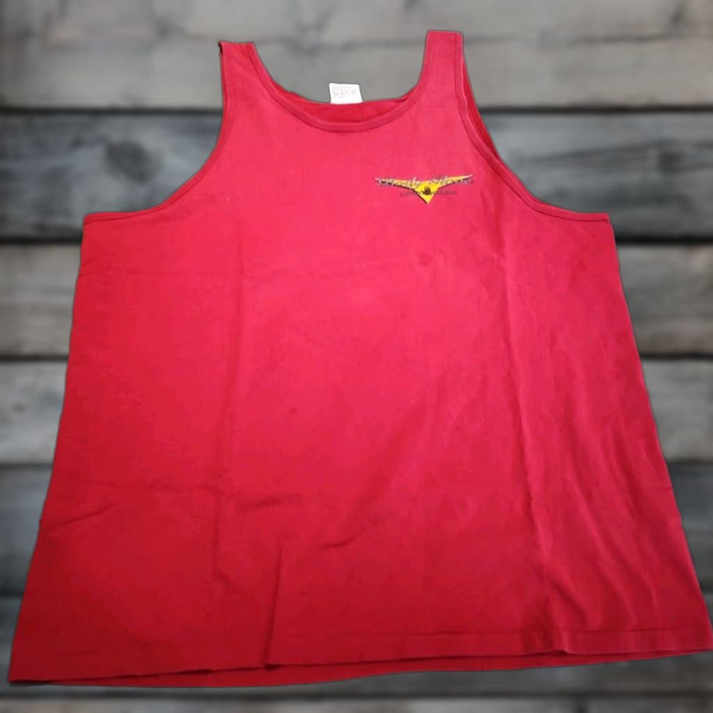 Body Glove VINTAGE Body Glove Surf Tank Top Men L/XL Red 1990s Beach Muscle Shirt Graphic Tee Mens Size US L / EU 52-54 / 3 - 1 Thumbnail