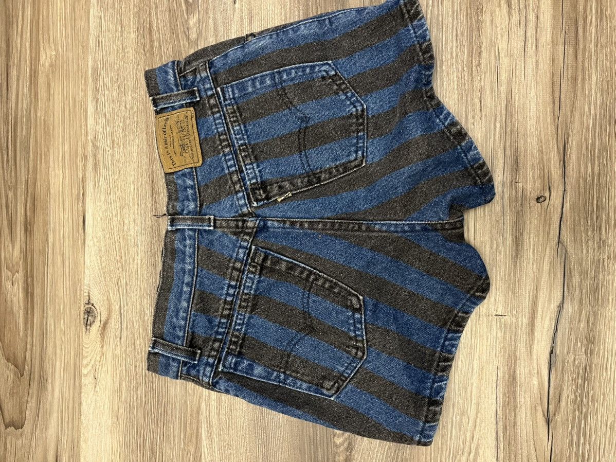 Levi's Vintage Clothing RARE 90’s Pinstripe Levi 900 Series Shorts Size 24" / US 00 / IT 34 - 2 Thumbnail