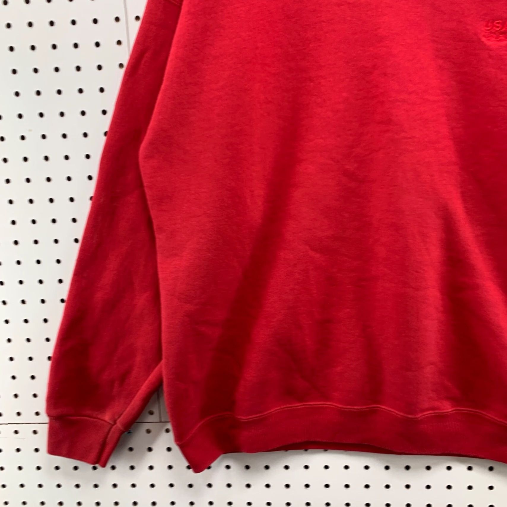 Vintage VINTAGE Olympic USA Crewneck Sweatshirt Mens XL Red Fleece Embroidered Logo 90s Made in USA Sweatshirt Size US XL / EU 56 / 4 - 3 Thumbnail