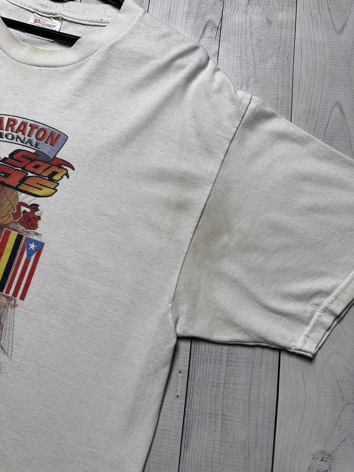 Vintage Vintage Marathon 2003 Puerto Rico tee Olympic size L logo Size US L / EU 52-54 / 3 - 6 Thumbnail