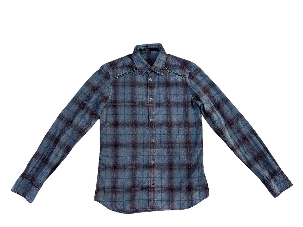 20471120 Vintage Paranoid Japan Blink Dot Bondage Flannel Shirt Size US S / EU 44-46 / 1 - 1 Thumbnail