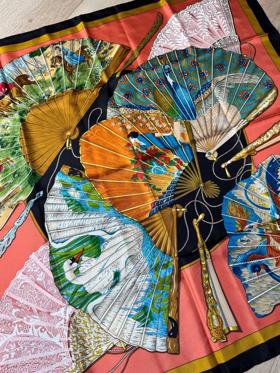 Hermes Hermes silk scarf Brise de Charme 90x90 Size ONE SIZE - 4 Thumbnail
