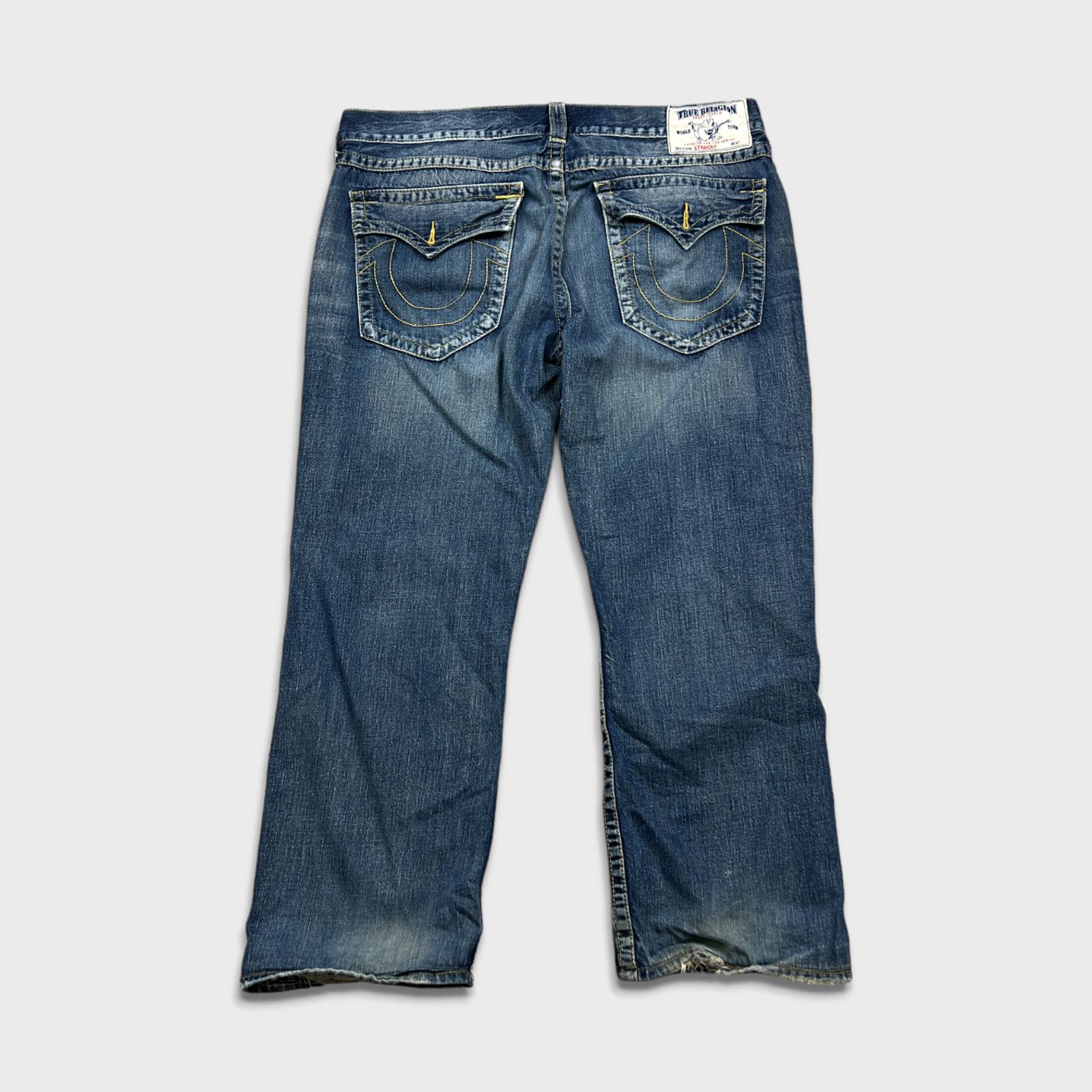 True Religion True Religion Jeans 38x29 World Tour Straight Denim Pants Size US 38 / EU 54 - 5 Thumbnail