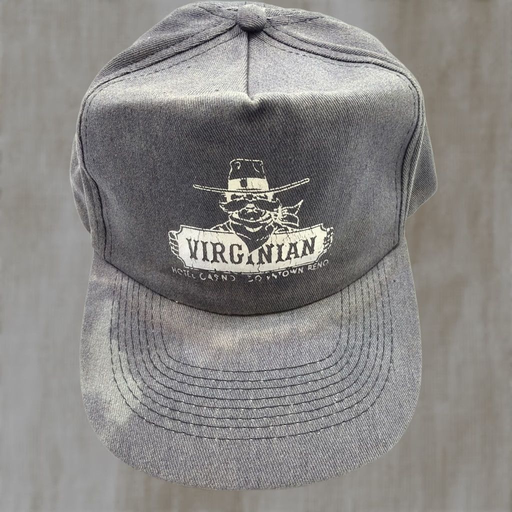 Vintage VINTAGE Kc Virginian Hotel Casino Downtown Reno SnapBack Hat Blue Men One Size Adjustable Size ONE SIZE - 1 Thumbnail