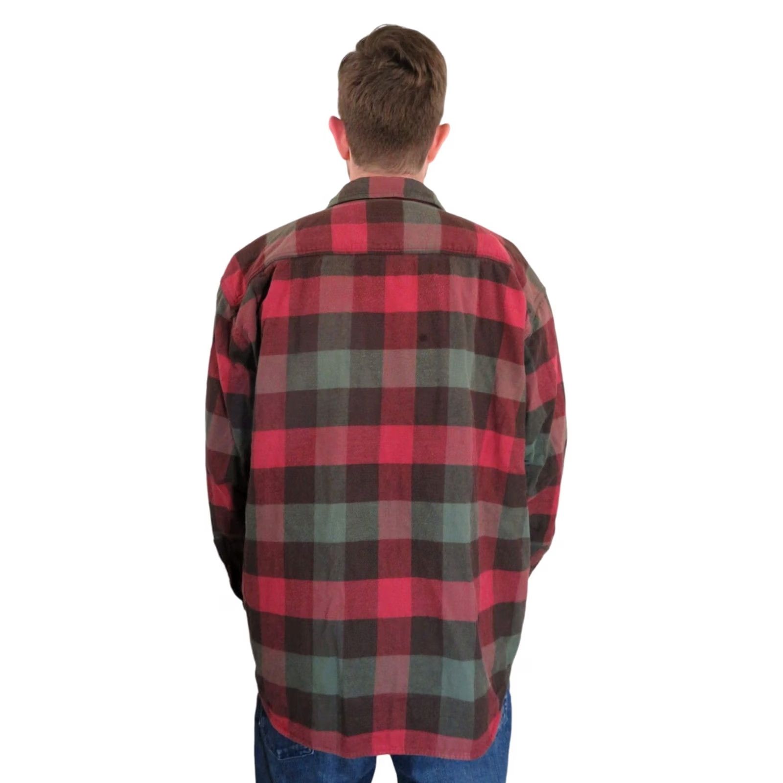 Pendleton VINTAGE Pendleton Heavyweight Flannel Shirt Mens XL Hunting Red Size US XL / EU 56 / 4 - 2 Thumbnail