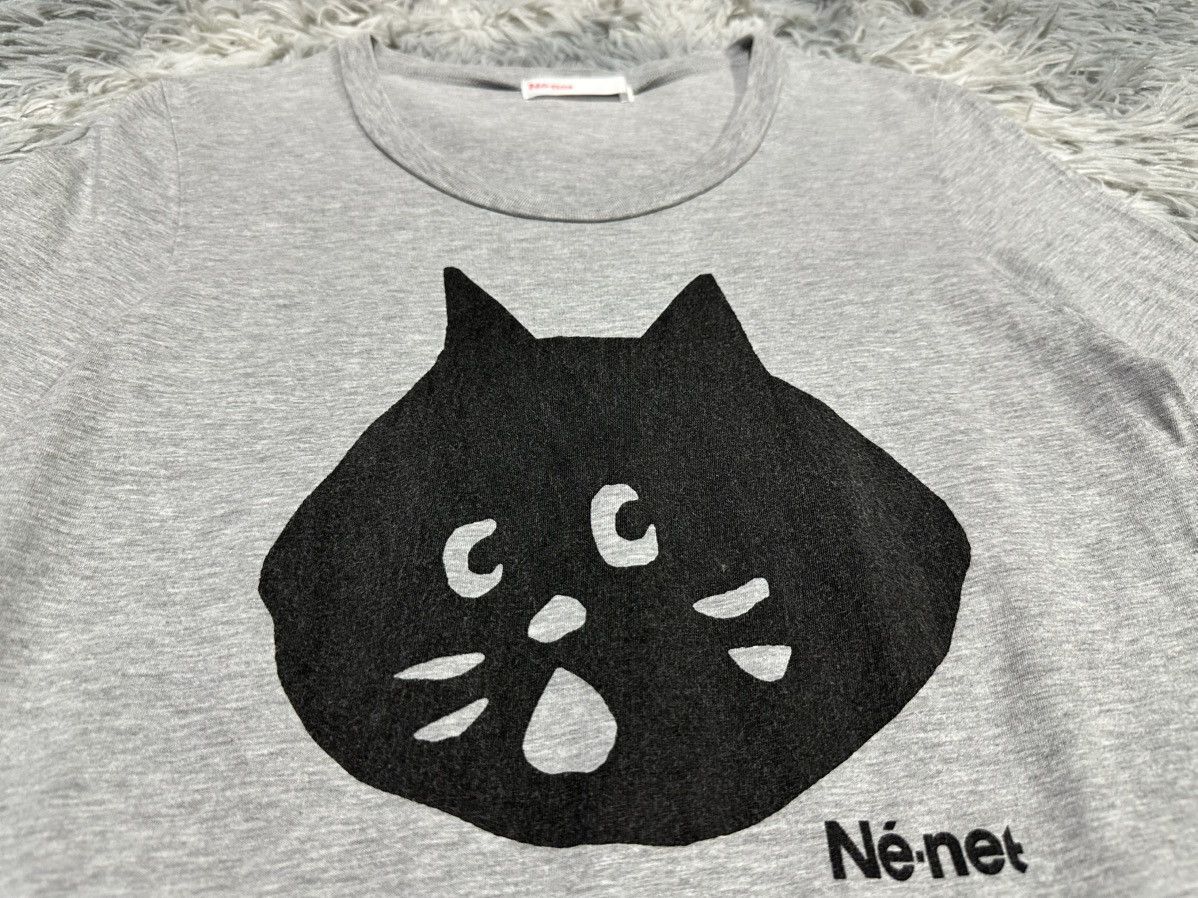 Ne-Net 🔥Vintage Ne-Net Shirt Nya Cat Grey Size US S / EU 44-46 / 1 - 3 Thumbnail