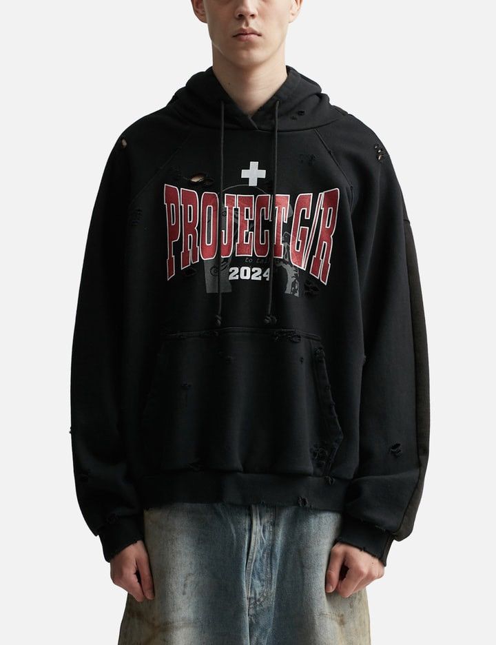 PROJECT G/R Project G/R Two-Faced Washed hoodie GR Protocol Index Size US L / EU 52-54 / 3 - 10 Thumbnail