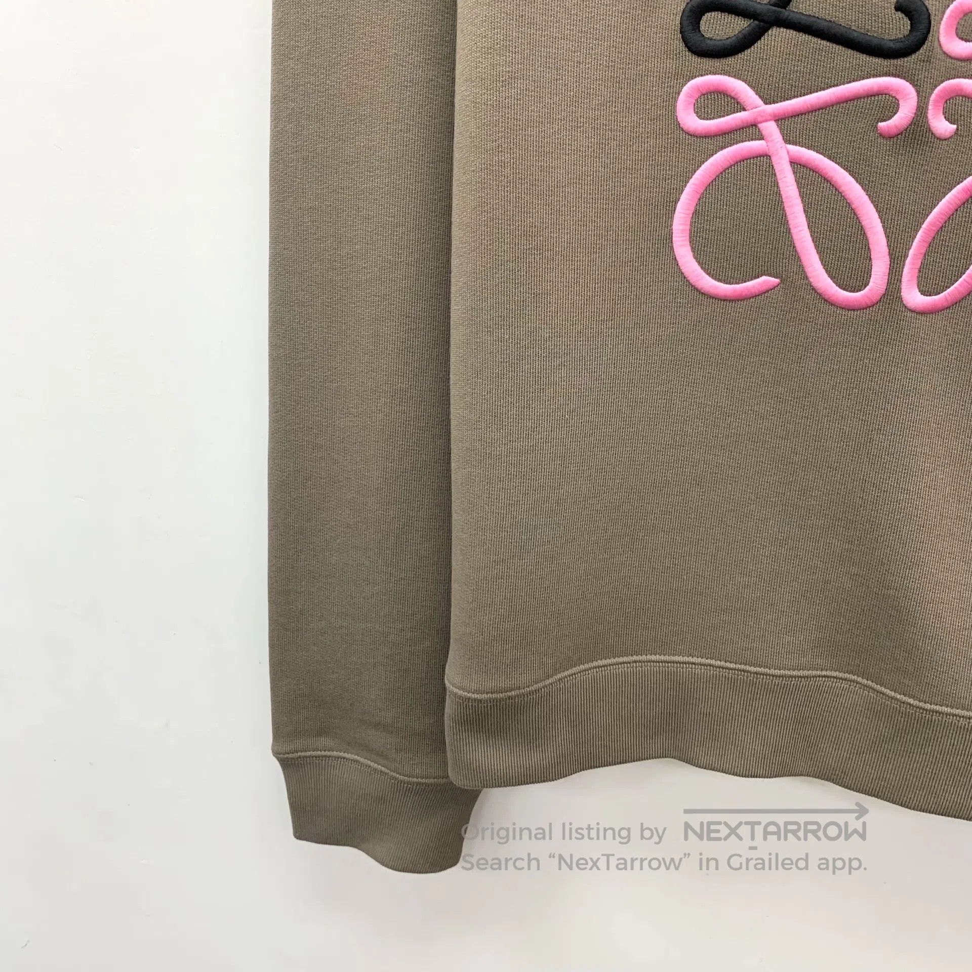 Loewe Loewe Caramel logo embroidery cotton round neck long sleev Size US M / EU 48-50 / 2 - 4 Thumbnail