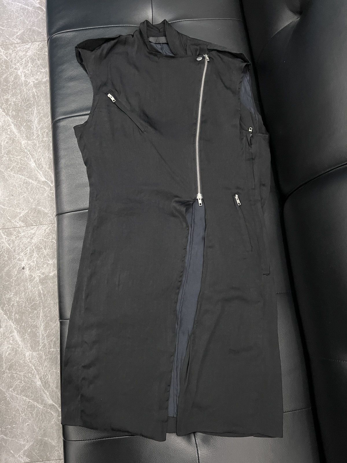 Haider Ackermann Haider Ackermann SS11 Runway Long Vest Size XXS / US 00 / IT 34 - 1 Thumbnail
