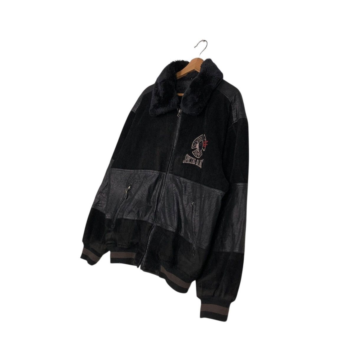 Genuine Leather 🔥VINTAGE BOMBER LEATHER JACKET MONTEREY & CARMEL ISSEYMIYAKE Size US M / EU 48-50 / 2 - 4 Thumbnail