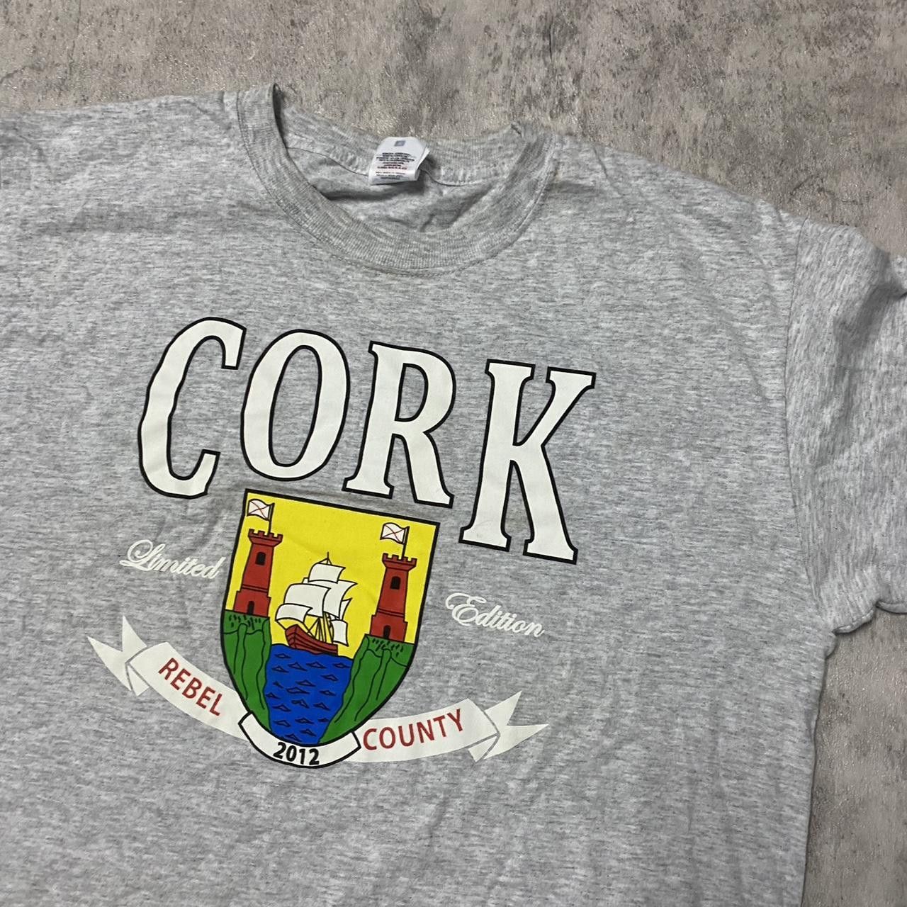 Fruit Of The Loom Grey Cork Rebel 2012 County T-Shirt #Cork #Rebel Size US M / EU 48-50 / 2 - 2 Thumbnail