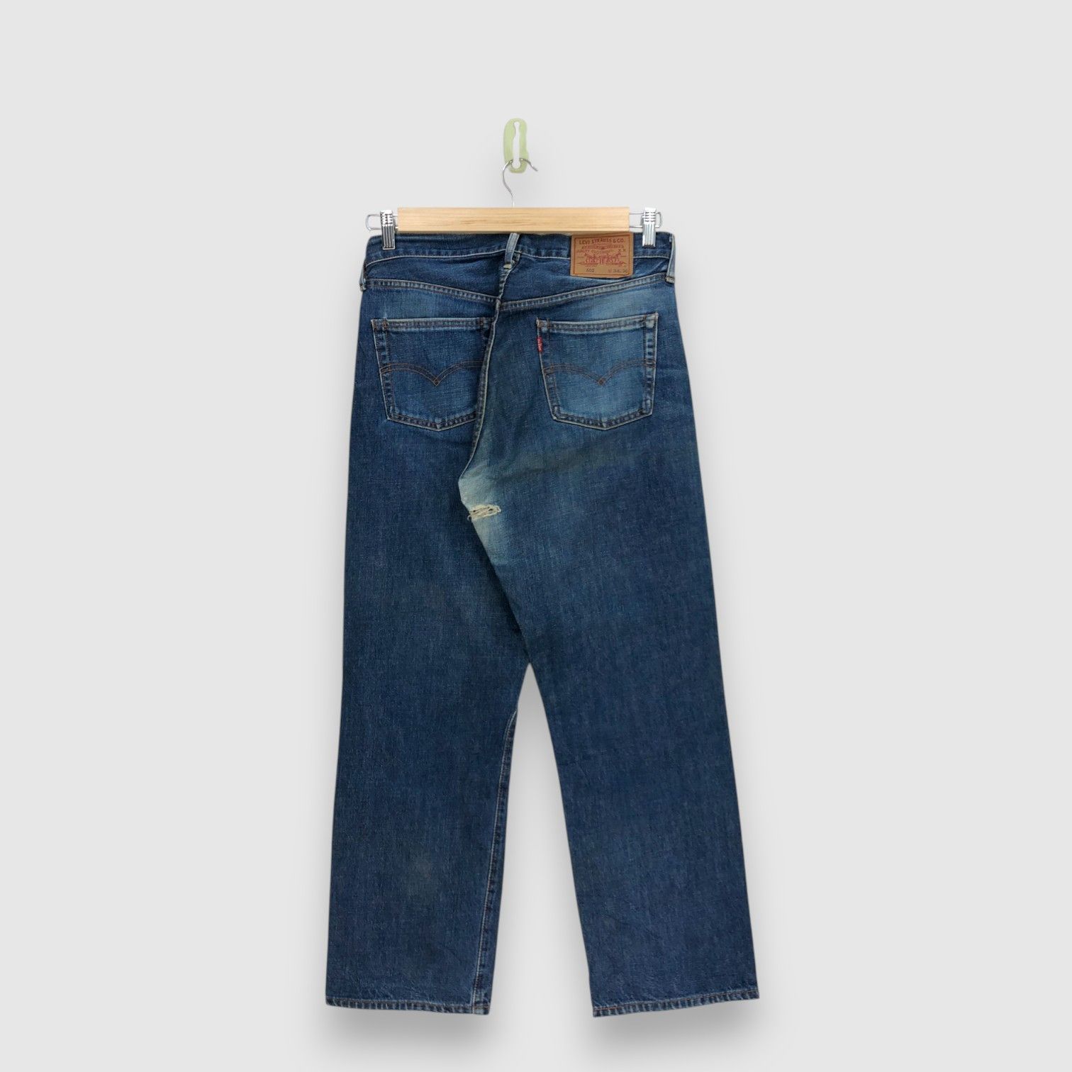 Levi's Vintage Levis Selvedge Jeans Levi's 502 Redline Denim Size US 32 / EU 48 - 2 Thumbnail