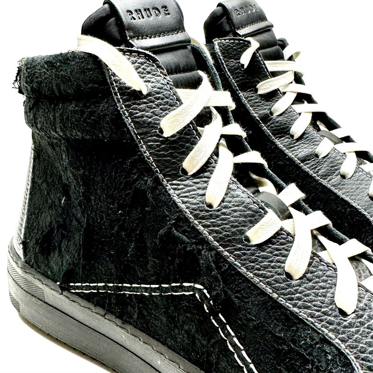 Rhude New Rhude v1 high top sneakers size 12 Size US 12 / EU 45 - 1 Thumbnail