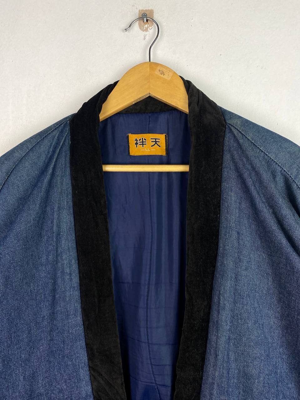 Japanese Brand vintage japanese denim kimono nice design Size US XXL / EU 58 / 5 - 2 Thumbnail