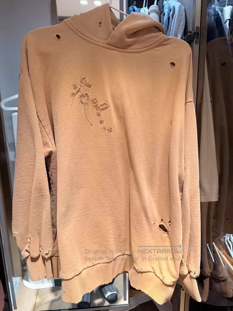 Acne Studios Acne Studios Khaki hooded sweatshirt Size XXS / US 00 / IT 34 - 1 Thumbnail